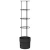 vidaXL Tomatenkweker Zwart &Oslash; 32 x 127 cm PP