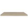 vidaXL Wandschappen zwevend 2 st 80x23,5x3,8 cm MDF eikenkleurig