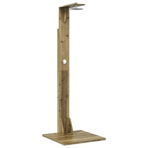 vidaXL Buitendouche 214,5 cm Naturel
