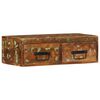 vidaXL Tv-meubel wandmontage 60x30x19 cm massief gerecycled hout