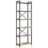 vidaXL Boekenkast 60 x 30 x 189,5 cm Bewerkt hout Sonoma Eiken