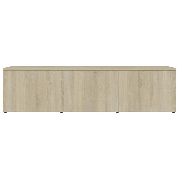 vidaXL Tv-meubel 120x34x30 cm bewerkt hout sonoma eikenkleurig