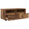 vidaXL TV-kast met lade Oud Hout 100 x 48 x 43 cm Bewerkt hout