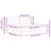 vidaXL Bedframe met matras met matras Donkergrijs 180 x 200 cm Stof