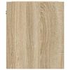vidaXL Nachtkastjes 2 st wandgemonteerd 38x34x40 cm sonoma eikenkleur
