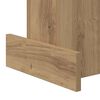 vidaXL Bijzettafel Artisan Eiken 35,5 x 35 x 40 cm Bewerkt hout