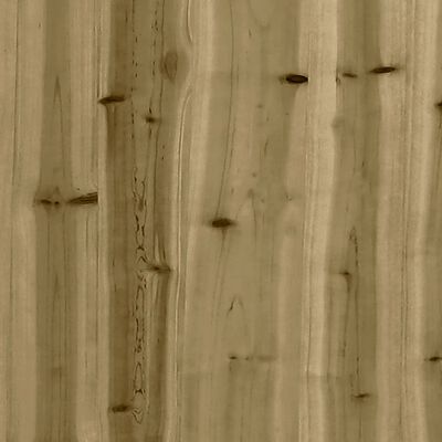 vidaXL 10-delige Loungeset met kussens geïmpregneerd grenenhout