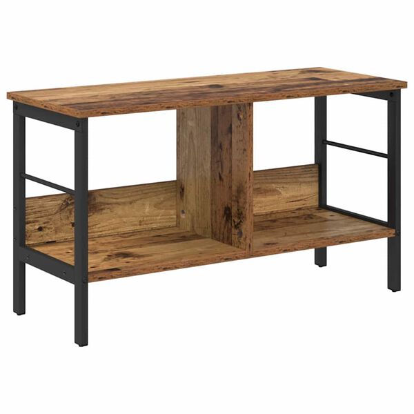 vidaXL Boekenkast Oud Hout 82 x 32 x 47 cm Bewerkt hout