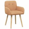 vidaXL Eettafelstoelen 2 pcs Boucl&eacute; Beige 59 x 57 x 85 cm