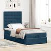 vidaXL Ottoman bed met matrassen 80x200cm fluweel donkerblauw
