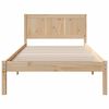 vidaXL Bedframe Bruin 100 x 200 cm Massief grenenhout