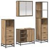 vidaXL Badkamermeubelset 4 st Artisan Eiken 65 x 33 x 60 cm