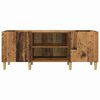 vidaXL Platenkast Oud Hout 121 x 38 x 48 cm Bewerkt hout
