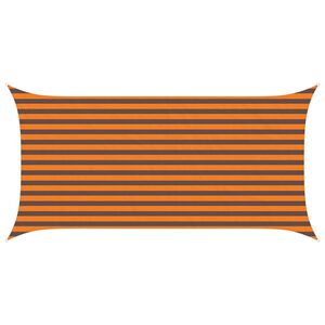 vidaXL Zonneschaduwzeil Oranje en Bruin 4 x 2 m 100% Polyester Oxford