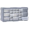 vidaXL Organiser met 22 lades 49x16x25,5 cm
