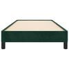 vidaXL Bedframe zonder matras 90x200 cm fluweel donkergroen