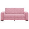 vidaXL Tweezitsbank 180x78x84 cm fluweel roze