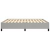 vidaXL Bedframe zonder matras stof lichtgrijs 180x200 cm