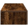 vidaXL Wandschap met lades 80x33x17 cm bewerkt hout gerookt eikenkleur