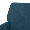 vidaXL Bankje 108x79x79 cm fluweel blauw