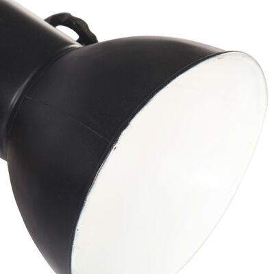 vidaXL Wandlamp industrieel E27 45x25 cm zwart
