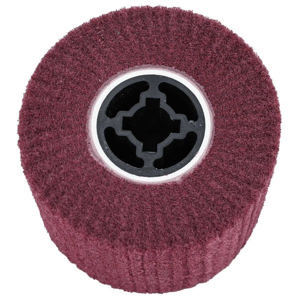 vidaXL Schuurrollen 3 pcs Rood 12 x 12 x 10 cm Synthetische vezel