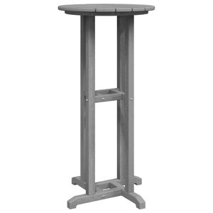 vidaXL Bartafel Lichtgrijs 55 x 55 x 107 cm Polyetheen
