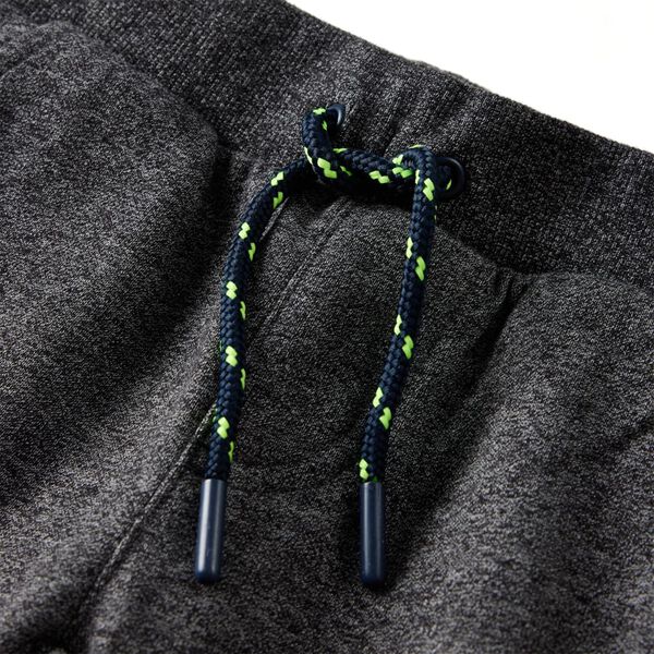 Kinderjoggingbroek 128 gemêleerd grijs