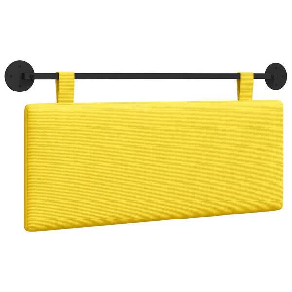 vidaXL Hangend Hoofdeinde Wandgemonteerd Effen Katoen Stof