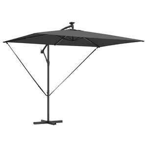 vidaXL Parasol Antraciet 294 x 200 x 270 cm Polyester en Aluminium