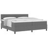 vidaXL Boxspring bed Lichtgrijs en wit. 203 x 200 x 88 cm