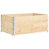 vidaXL Palletopzetranden 3 st 100x150 cm massief grenenhout