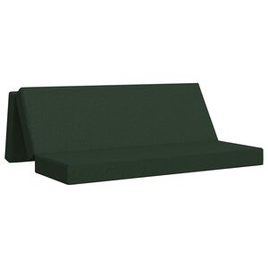 vidaXL Vouwbare Bankbed 180 x 67 x 45 cm Donkergroen