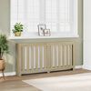 vidaXL Radiatorombouw 175x20x82 cm bewerkt hout sonoma eikenkleurig