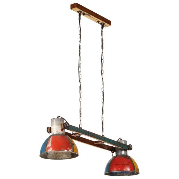 vidaXL Hanglamp industrieel 25 W E27 111 cm meerkleurig