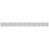 vidaXL Draadgaashek met flens 1,4x25 m groen