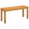 vidaXL Eetbank 95 x 32 x 45 cm Massief Eikenhout Naturel