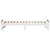 vidaXL Bedframe Wit 80 x 210 cm Massief grenenhout