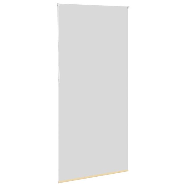 vidaXL Rolgordijn verduisterend 110x210 cm stofbreedte 105,7 cm beige