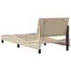 vidaXL Bedframe zonder matras "Hanko" 90x200 cm stof cr&egrave;mekleurig