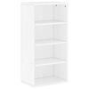 vidaXL Bijzetkast ODDA 40x24x79 cm massief grenenhout wit