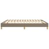 vidaXL Boxspring bed stof taupe 160x200 cm