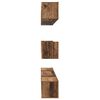 vidaXL Tv-meubelset Wandgemonteerd 8 pcs Oud Hout Bewerkt hout