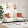 vidaXL Sofa Kussens 2 stuks Rood-oranje 45 x 45 cm Cordstof