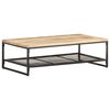 vidaXL Salontafel 110x60x35 cm massief mangohout
