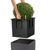 LECHUZA Plantenbak CUBE Cottage 30 ALL-IN-ONE granietkleurig