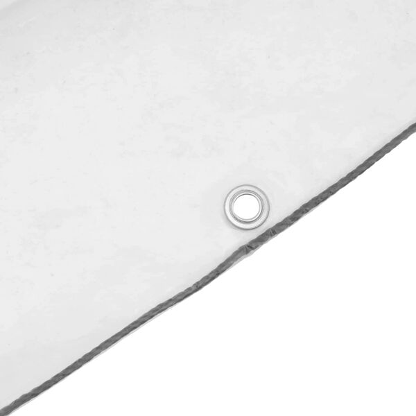 vidaXL Zeil met Oogjes Doorzichtig 12 x 12 m Polyetheen