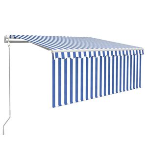 vidaXL Elektrisch zonnescherm met led en sensor 3 x 2,5 m