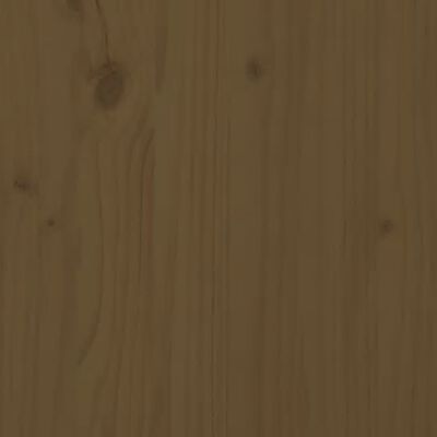 vidaXL Middenbanken met kussens 2 st massief grenenhout honingbruin