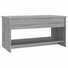 vidaXL Salontafel 102x50x52,5 cm bewerkt hout grijs sonoma eikenkleur